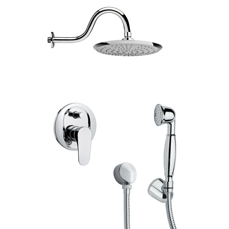 Remer by Nameek's Orsino Complete Shower System with Rough inValve